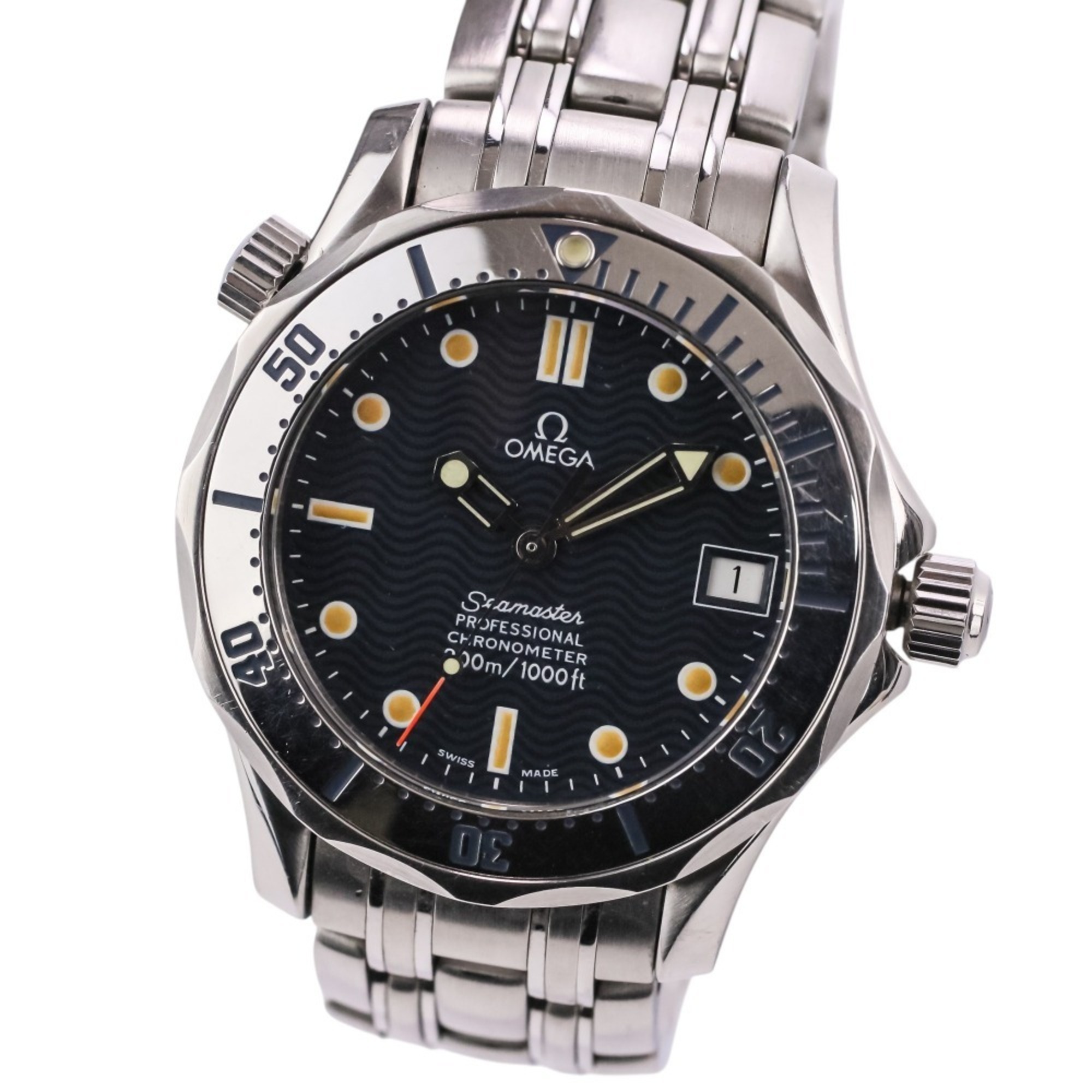 Omega Seamaster Professional Chronometer Automatic Watch Navy Dial 2552 80